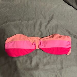 Victoria’s Secret PINK Colorful Strapless Bikini Top size small